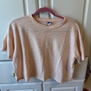 Old Navy Light Peach Textured Top
